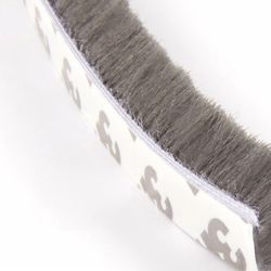 Self-adhesive wool pile weather sealing strip for windows